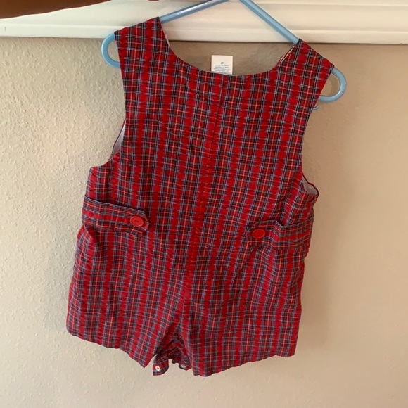 4T boys green and red frog smock- A1 - Picture 3 of 3